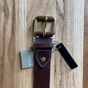 Leather Belt—Dark Brown